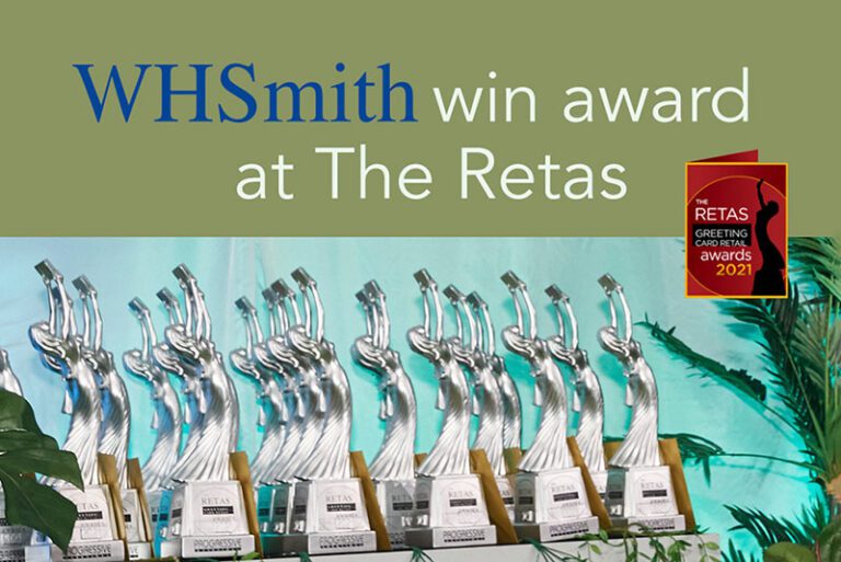 WHSmith WIN the ‘Best Non-Specialist Multiple Retailer of Greeting Cards’ at the Retas 2021!