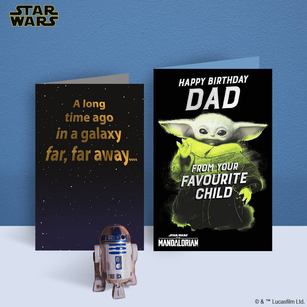 star wars R2D2 Yoda greeting cards