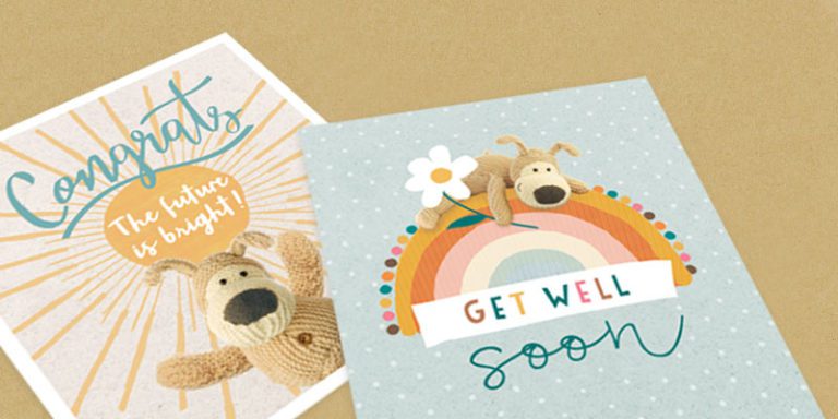 UK Greetings Boofle „Gute Besserung“ Karte Nach Operation, Mit Umschlag