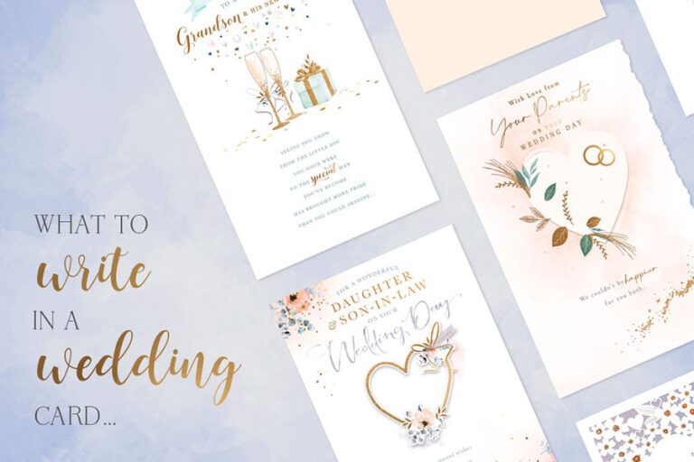 What to Write in a Wedding Card