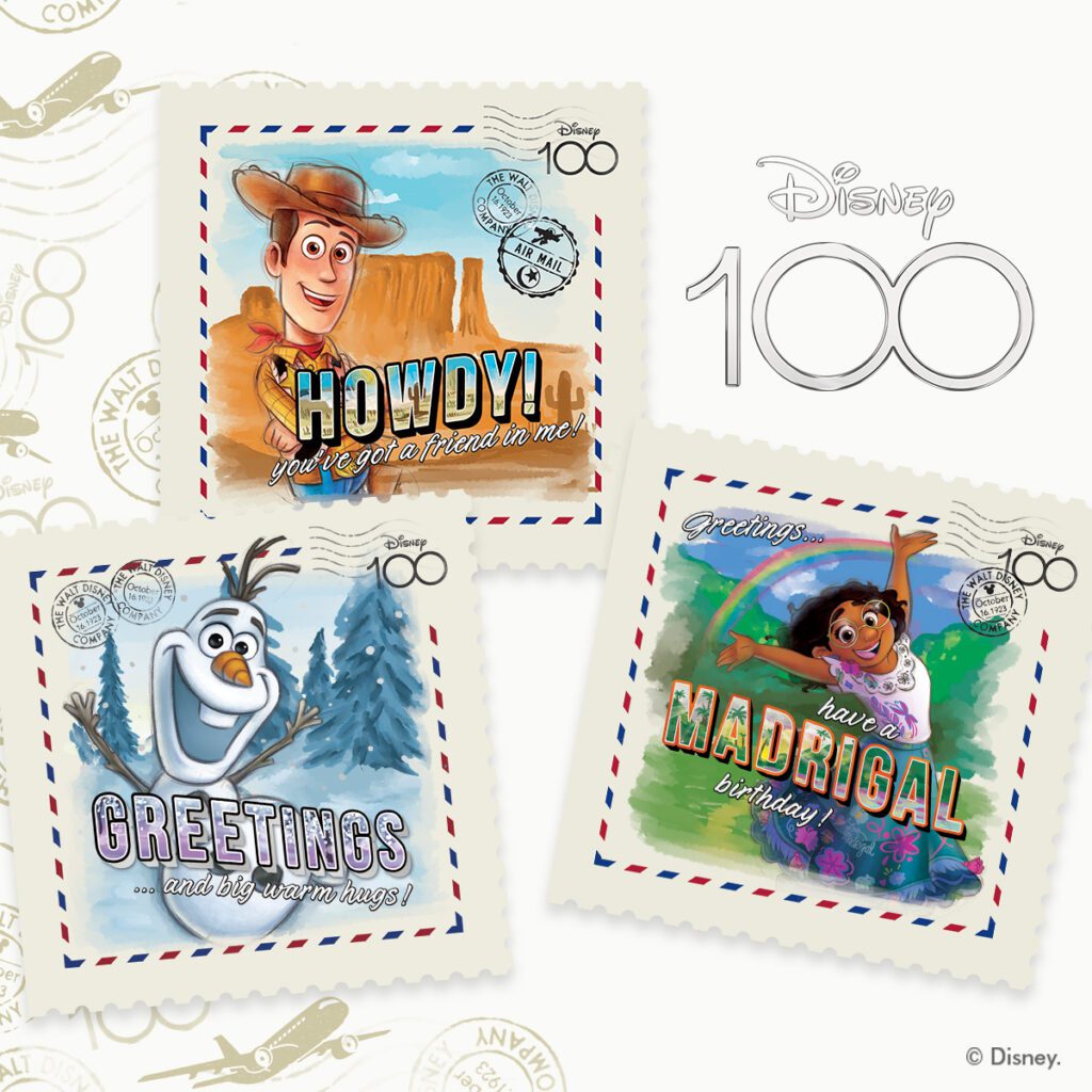 UK Greetings range of Disney100 cards