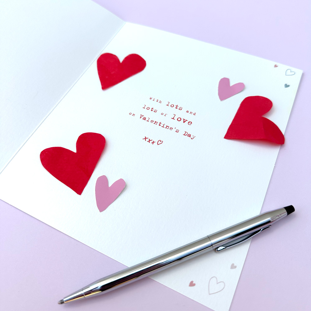 Valentine's Day Open Card