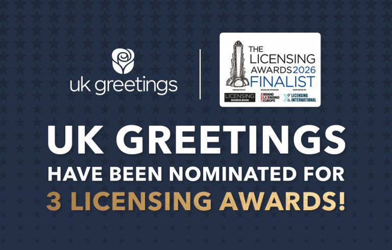UK Greetings are Licensing Award Finalists in 3 Categories!
